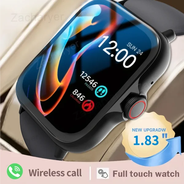 Outdoor sports smartwatch, wireless calling, information reminder, wallpaper change, men's and women's